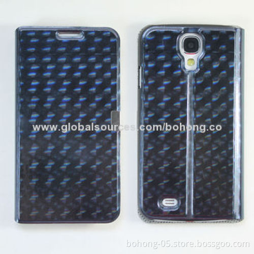 Shinning Crystal Folio PU+PC Cases for Samsung Galaxy S4, Different Colors Available/500-piece MOQ